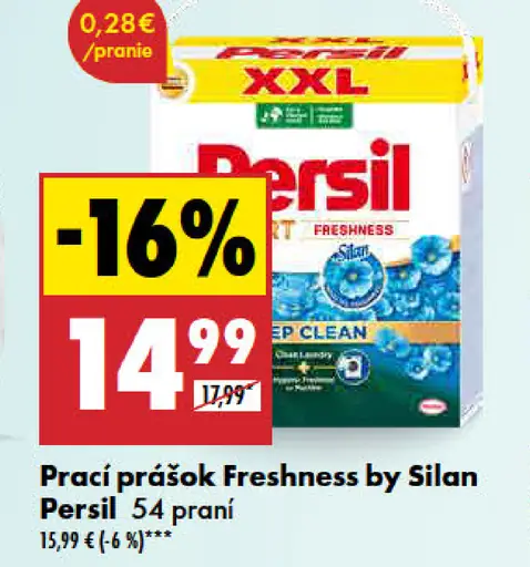 Persil Prací prášok Freshness by Silan