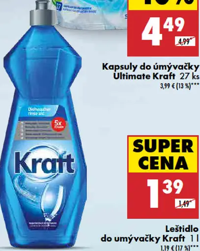 Kraft leštidlo do umývačky