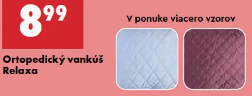 Ortopedický vankúš Relaxa