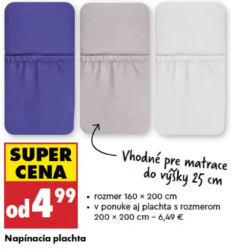 Napínacia džersejová plachta