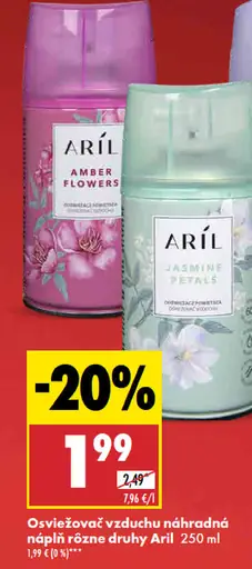 Aril Osviežovač vzduchu náhradná náplň