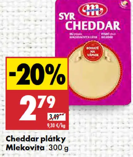 Mlekovita Cheddar