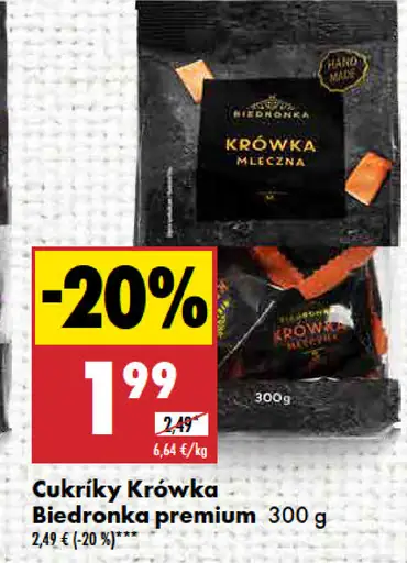 Biedronka Cukríky Krówka