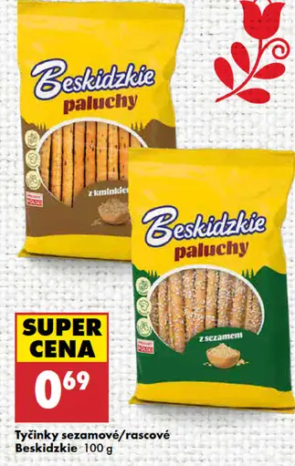Beskidzkie tyčinky sezamové/rascové