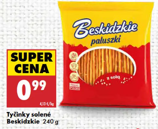 Beskidzkie tyčinky solené