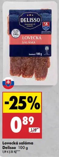 Delisso Lovecká saláma