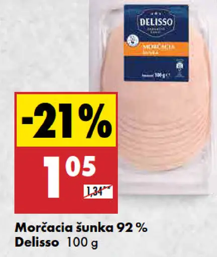 Delikatess Morčacia šunka 92%
