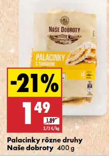 Naše dobroty Palacinky