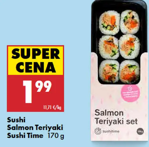 Sushi Salmon Teriyaki set