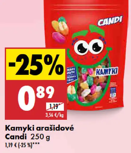 Candi Kamyki arašidové