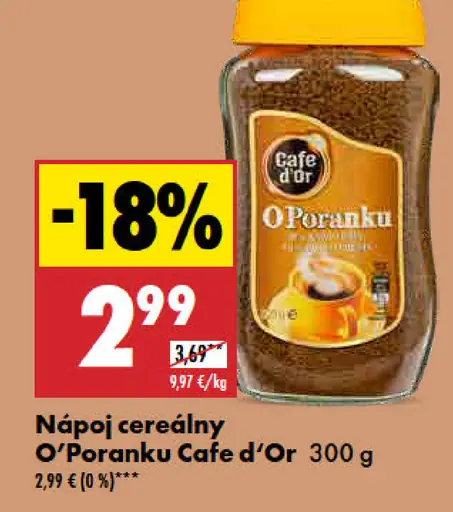 Cafe d'Or Nápoj cereálny O'Poranku