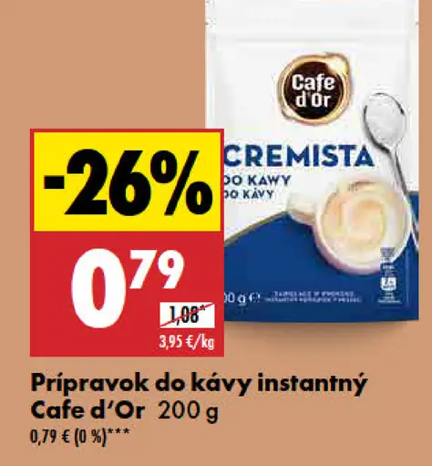 Cafe d’Or Prípravok do kávy instantný