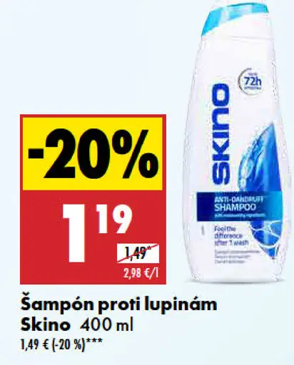 SkinO šampón proti lupinám