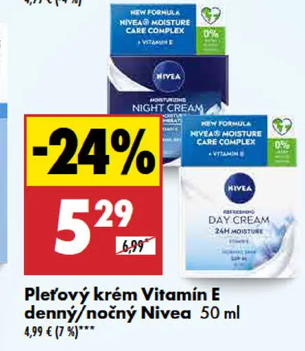 Nivea pleťový krém Vitamin E denný/nočný