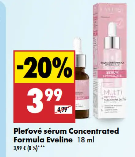 Eveline pleťové sérum Concentrated Formula