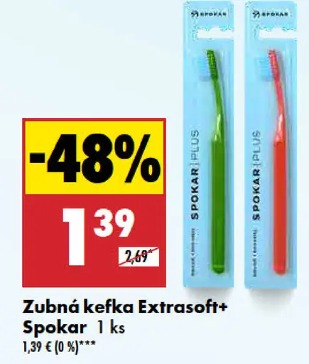 Spokar Zubná kefka Extrasoft+