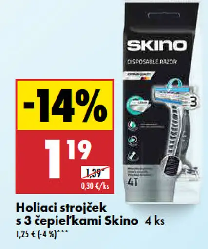 Skino Holiaci strojček s 3 čepieľkami