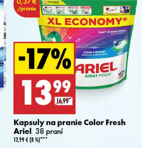Kapsuly na pranie Color Fresh Ariel