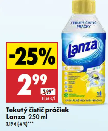 Lanza Tekutý čistić pračiek