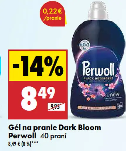 Gél na pranie Dark Bloom Perwoll