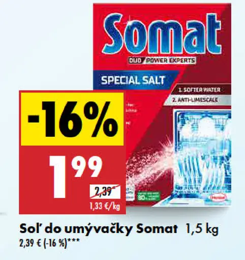 Somat Soľ do umývačky riadu