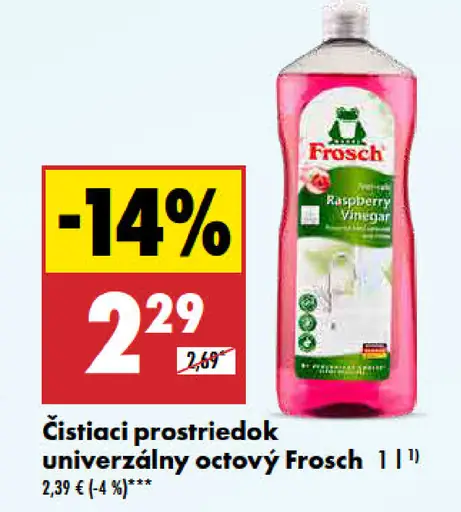 Frosch Čistiaci prostriedok univerzálny Octový