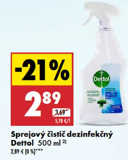 Dettol Sprejový čistič dezinfekčný