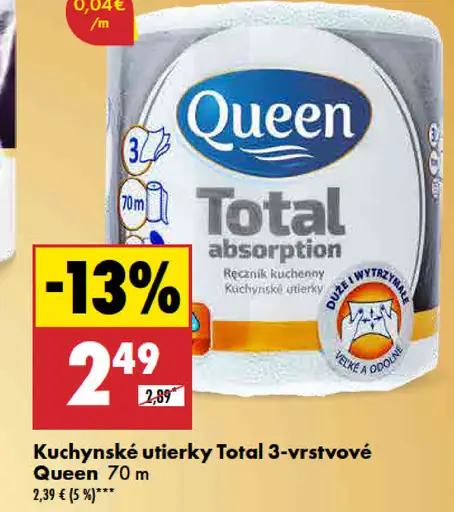 Queen Total kuchynské utierky