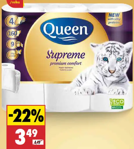 Queen Supreme toaletný papier 4-vrstvový