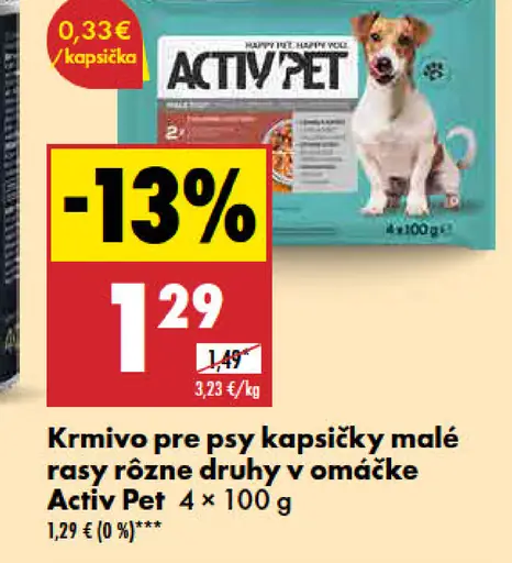 Activ Pet kapsičky malé rasy