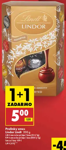 Lindor pralinky zmes