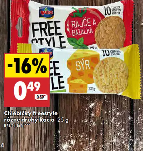 Chlebíčky freestyle Racio