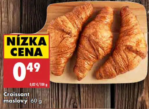 Croissant maslový