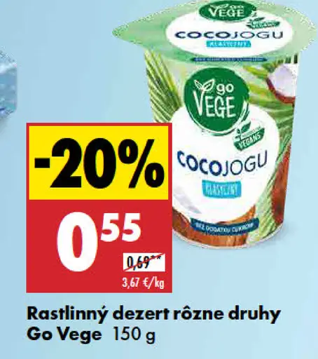 Go Vege Rastlinný dezert