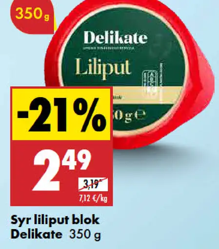 Delikate Syr liliput blok
