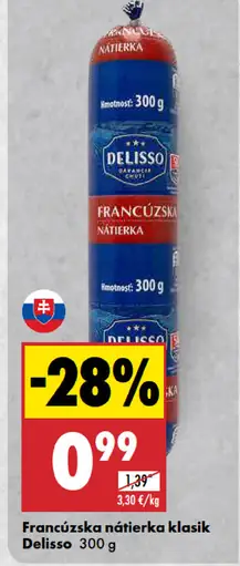 Delisso Francúzska nátierka klasik