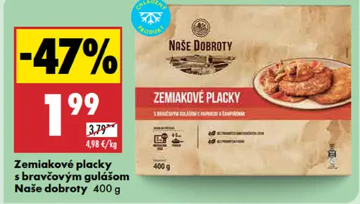 Naše dobroty Zemiakové placky