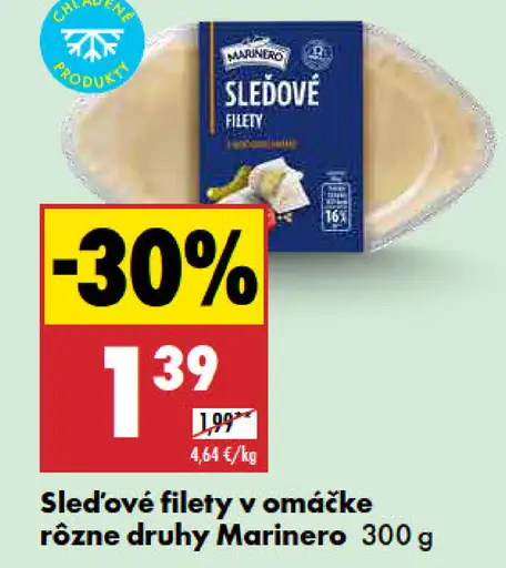Marinero Sleďové filety v omáčke
