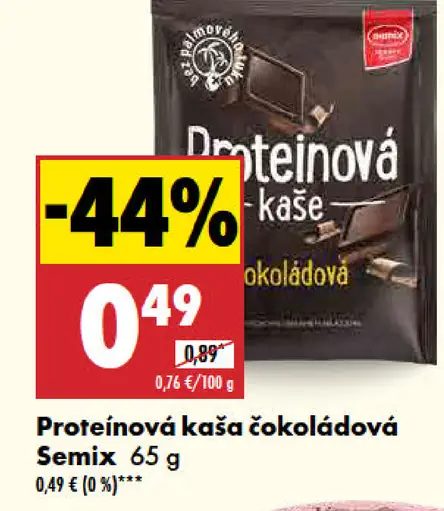 Semix Proteínová kaša čokoládová