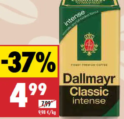 Káva mletá Dallmayr classic intense