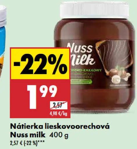 Nuss Nátierka lieskovoorechová