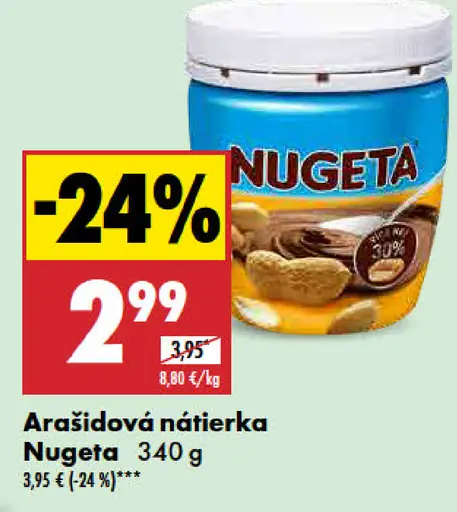 Nugeta Arašidová nátierka