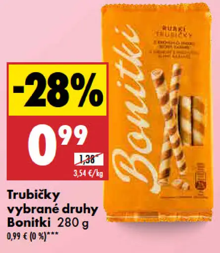 Bonitki Trubičky vybrané druhy