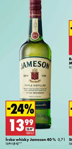 Jameson írská whisky
