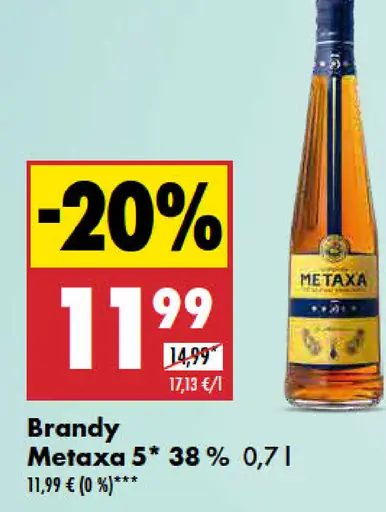 Metaxa 5* brandy