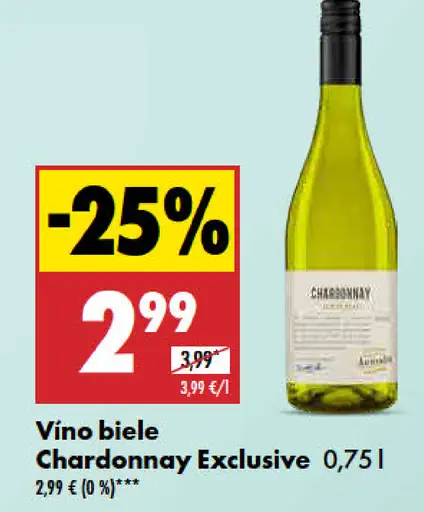 Exclusive Vino biele Chardonnay