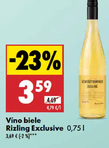 Exclusive Vino biele Rizling