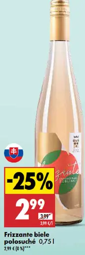 Frizzante biele polosuché