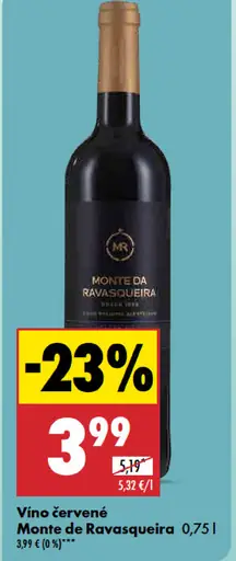 Monte de Ravasqueira Vino červené