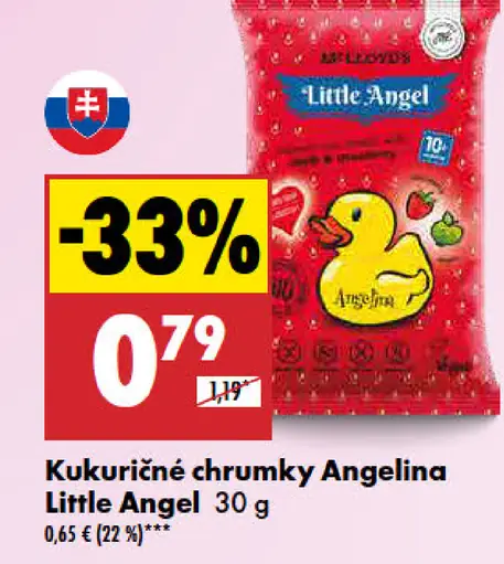 Little Angel Kukuričné chrumky Angelina